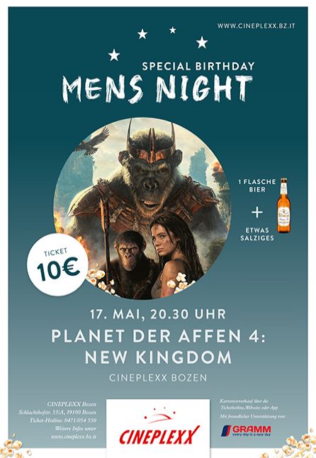 PLANET DER AFFEN: NEW KINGDOM | MENS NIGHT | DE