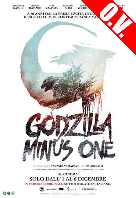 GODZILLA MINUS ONE | ORIGINAL VERSION CON SOTTOTITOLI IN ITALIANO